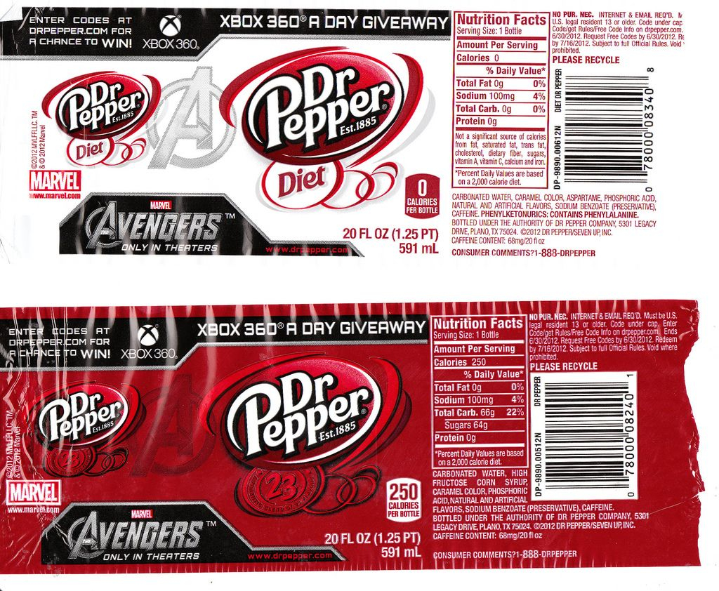 20 Oz Doctor Pepper Nutrition Facts Bapyaw