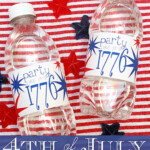 4th Of July Printable Water Bottle Labels