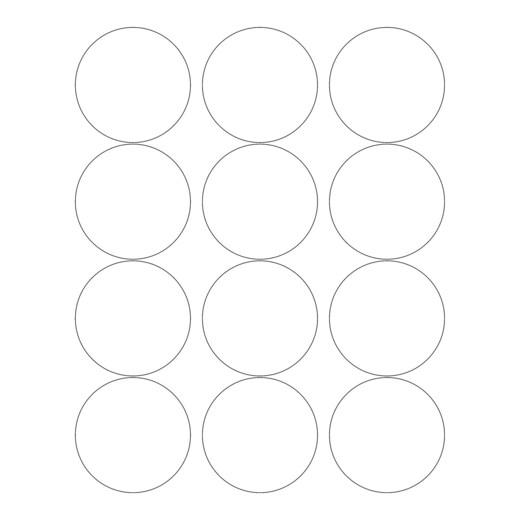 60 Circle Wide Mouth Jar Labels 2 5 In Clear Gloss Jar Labels 