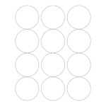 60 Circle Wide Mouth Jar Labels 2 5 In Clear Gloss Jar Labels