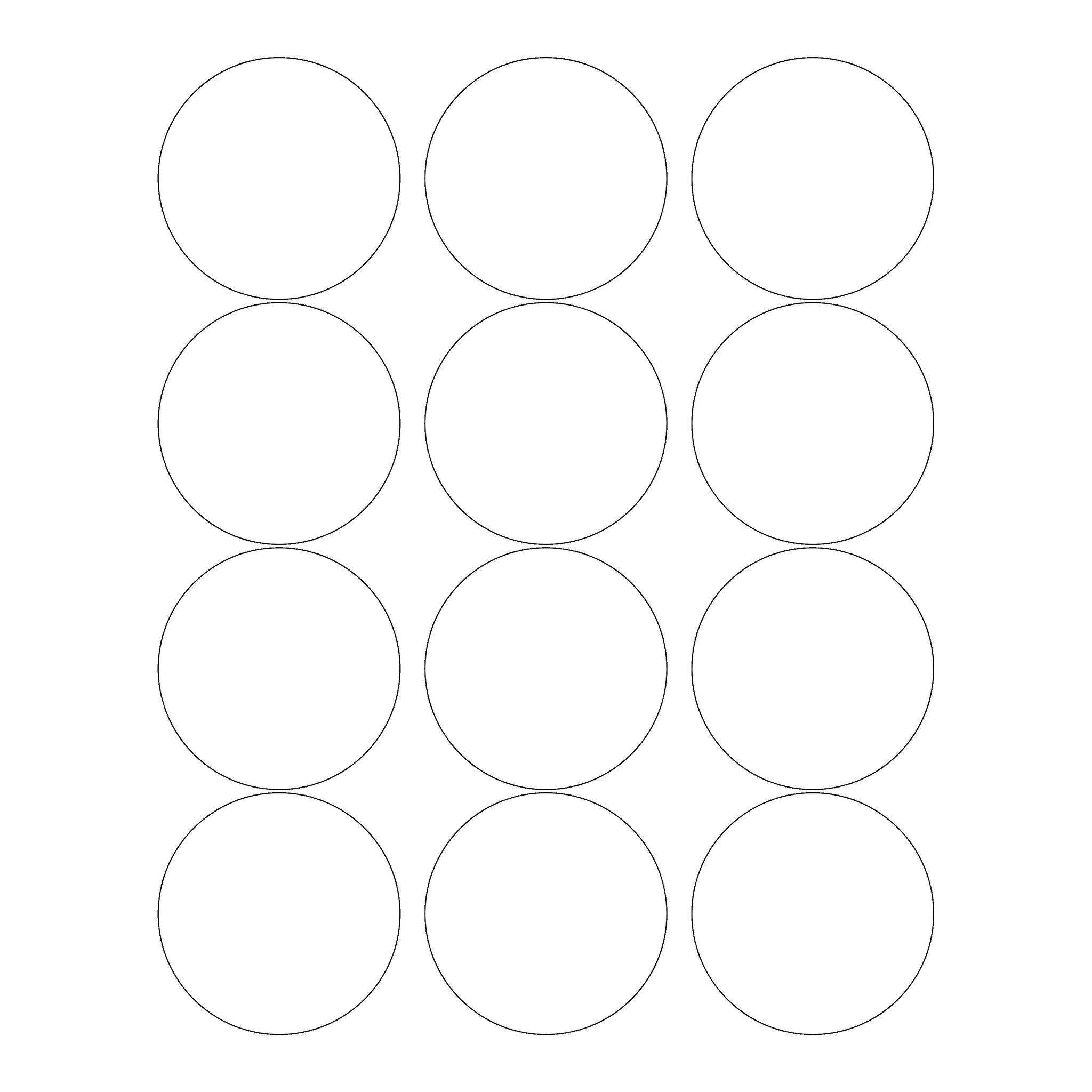 60 Circle Wide Mouth Jar Labels 2 5 In Clear Gloss Jar Labels