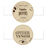 8 Best Printable Halloween Labels Printablee