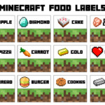 9 Best Free Minecraft Printable Food Tents Printablee