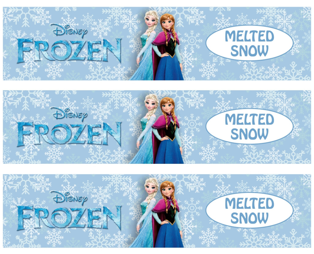 9 Best Frozen Printable Water Labels Printablee