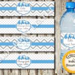 Baby Shower Water Bottle Labels Free Beautiful Editable Water Bottle