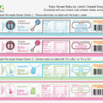 Baby Showers DIY Printable Baby Jar Label Favors For Baby Showers
