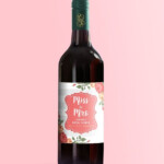 Bridal Shower Wine Label Template Free JPG Illustrator Word Apple