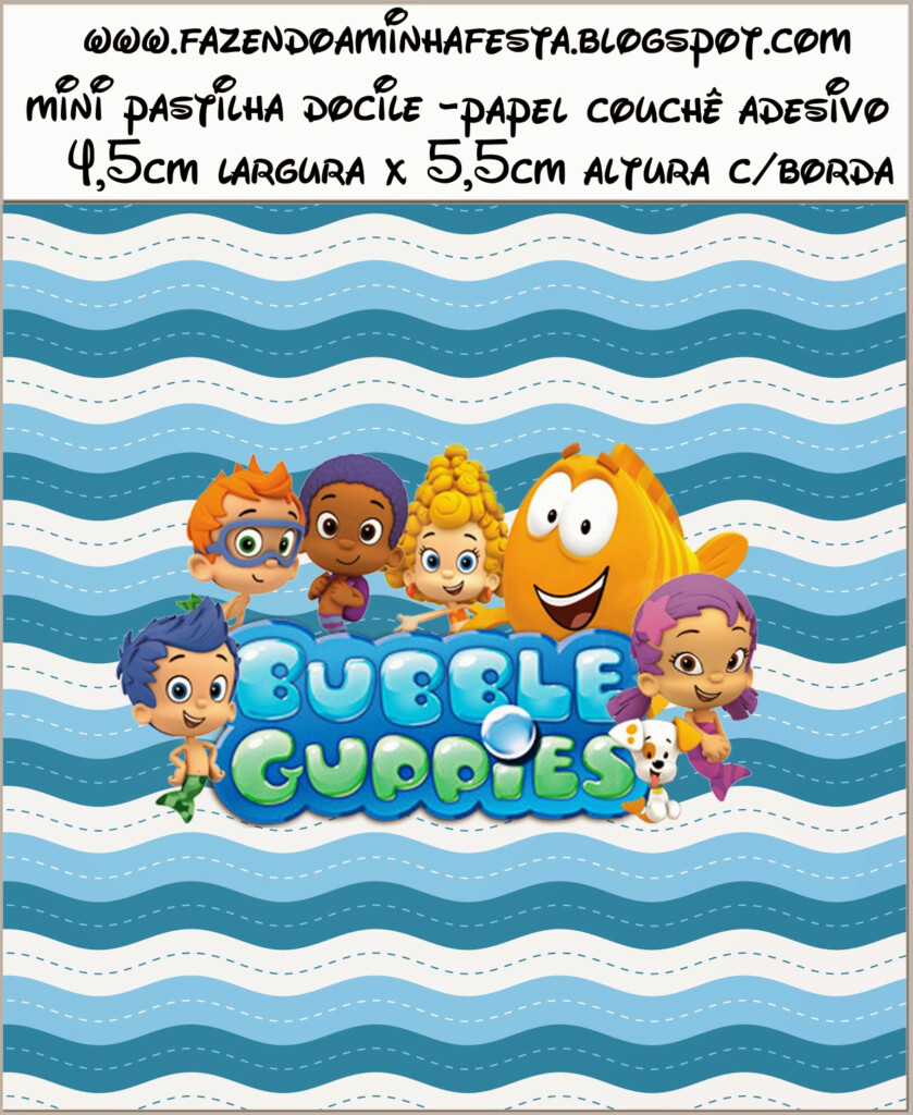 Bubble Guppies Free Printable Candy Bar Labels Is It For PARTIES Is 
