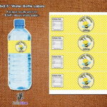Bumble Bee Birthday Baby Shower Printable Water By Zoeyblue On Zibbet