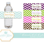 Chevron Collection Printable Water Bottle Labels Water Bottle