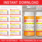 Chill Pill Label Printable 1stadenium