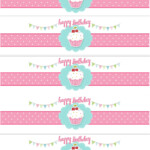 Cupcake Birthday Party With FREE Printables Birthday Labels Water
