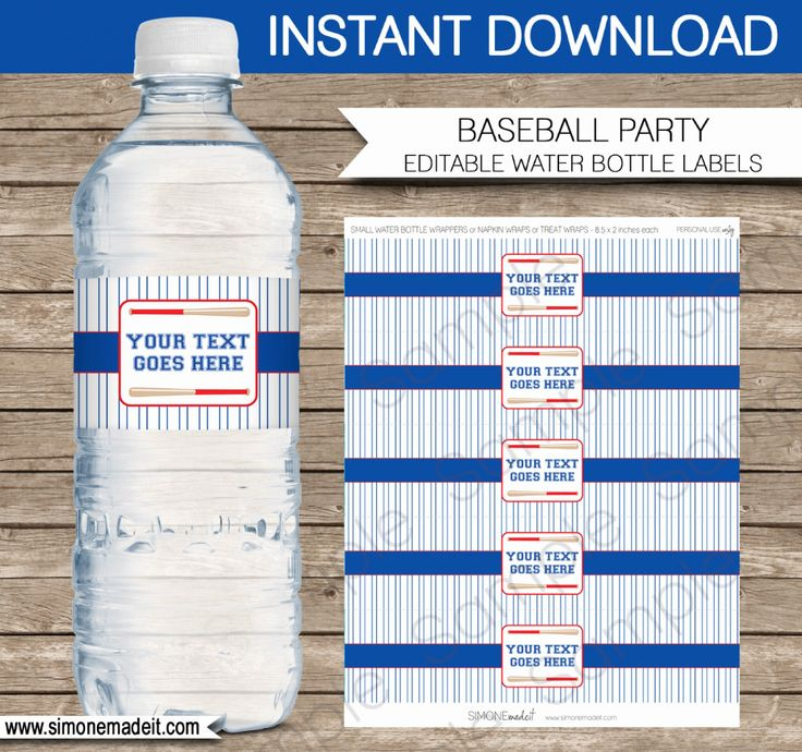 Design Your Own Water Bottle Labels Free Best Of Label Template Inside 