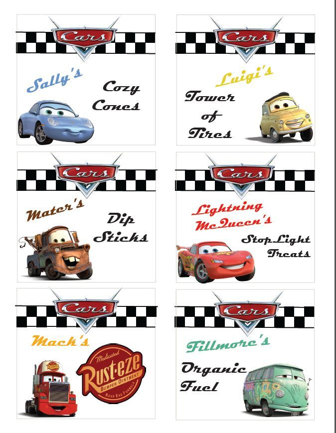 Disney Cars Party Ideas Free Printable DisneySide Cars Birthday