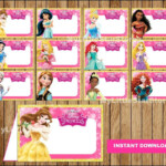 Disney Princess Food Labels Printable Disney Princess Food Etsy
