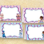 Doc McStuffins Party Food Labels Instant Download Doc