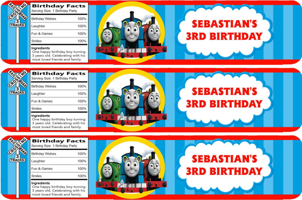 Download FREE Template Free Printable Thomas The Train Bottle Labels 