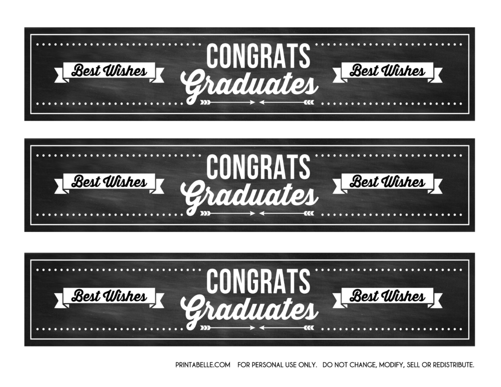 Download These Free Graduation Chalkboard Party Printables Catch My 