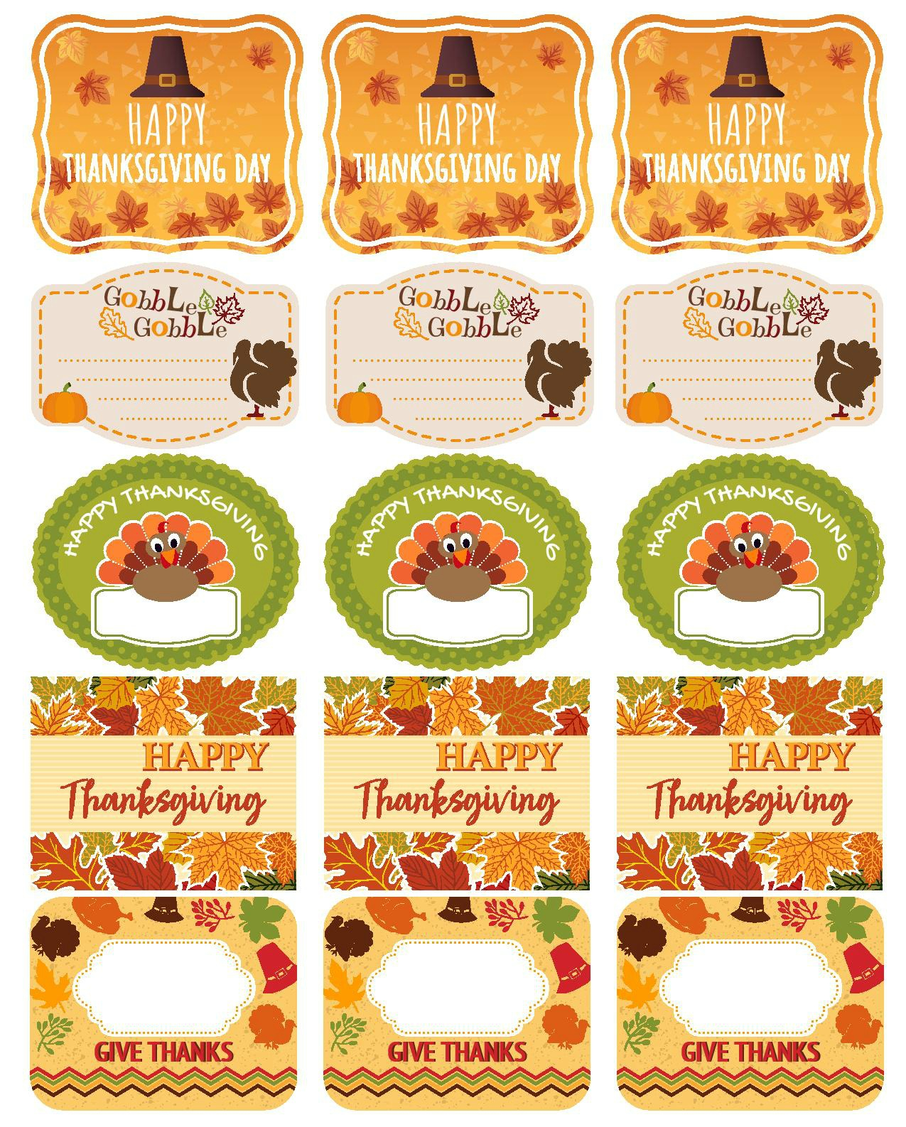 Free And Editable Thanksgiving Printables My Uncommon Slice Of Suburbia