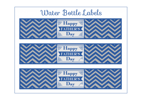 Free Father s Day Printable Water Bottle Labels Father s Day 