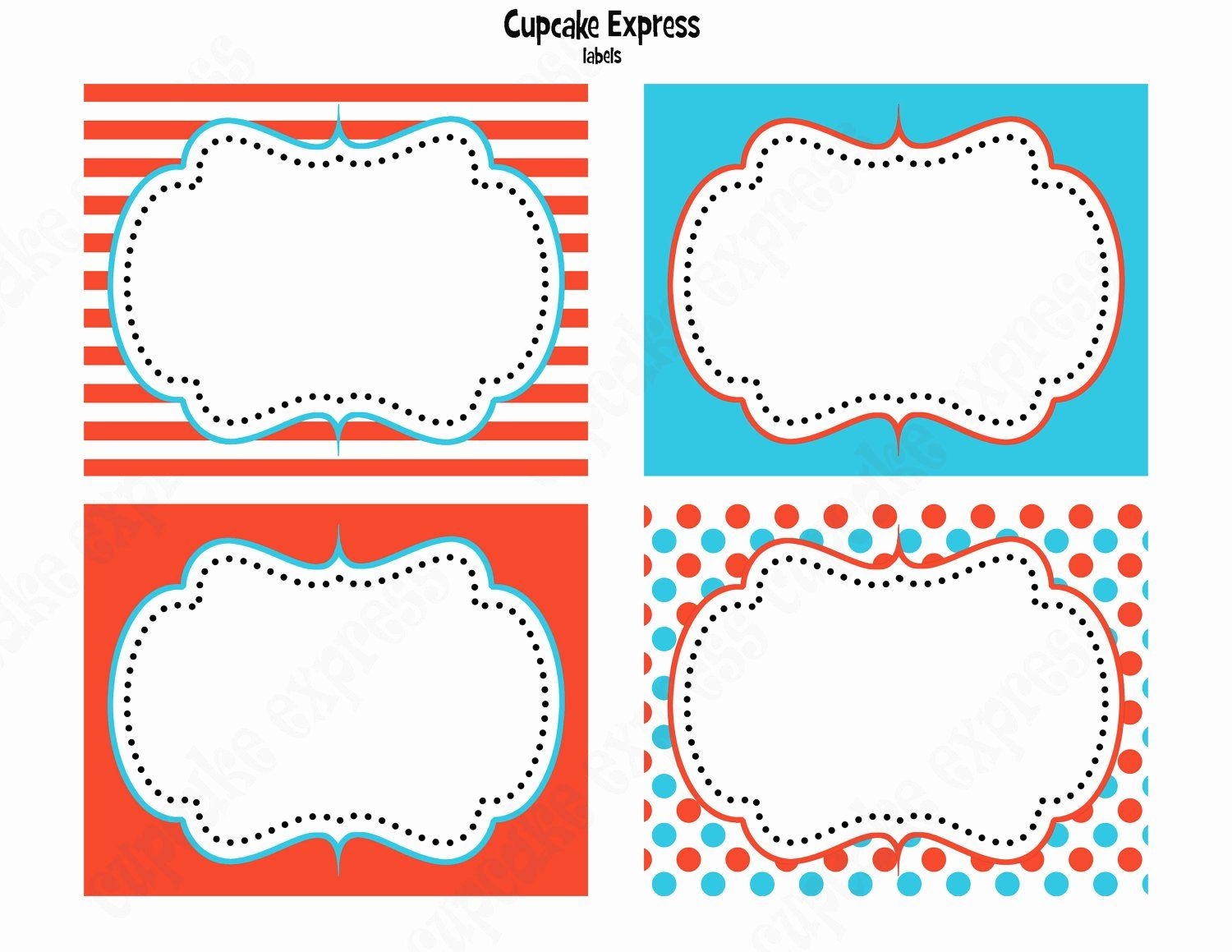 Free Food Label Template In 2020 Party Labels Printable Labels 