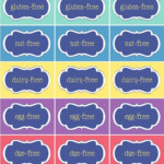 Free Printable Allergy Free Party Food Labels Frog Prince Paperie