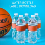 Free Printable Basketball Water Bottle Labels Basketball Water