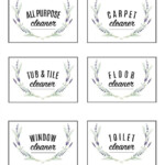 Free Printable Cleaning Labels Free Printable Cleaning Labels