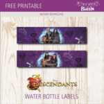 Free Printable Descendants 2 Water Bottle Labels Water Bottle Labels