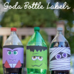 Free Printable Halloween Soda Bottle Labels 2 Liter Bottles