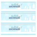 FREE Printable Melted Snowman Water Bottle Labels SheSaved
