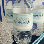 FREE Printable Melted Snowman Water Bottle Labels SheSaved Kids