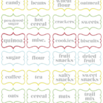 Free Printable Pantry Labels Pantry Labels Pantry Organization