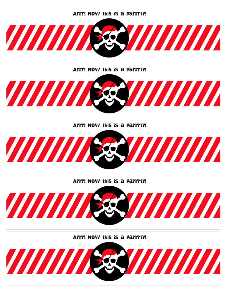 Free Printable Pirate Food Labels Made By Creative Label Pirate 