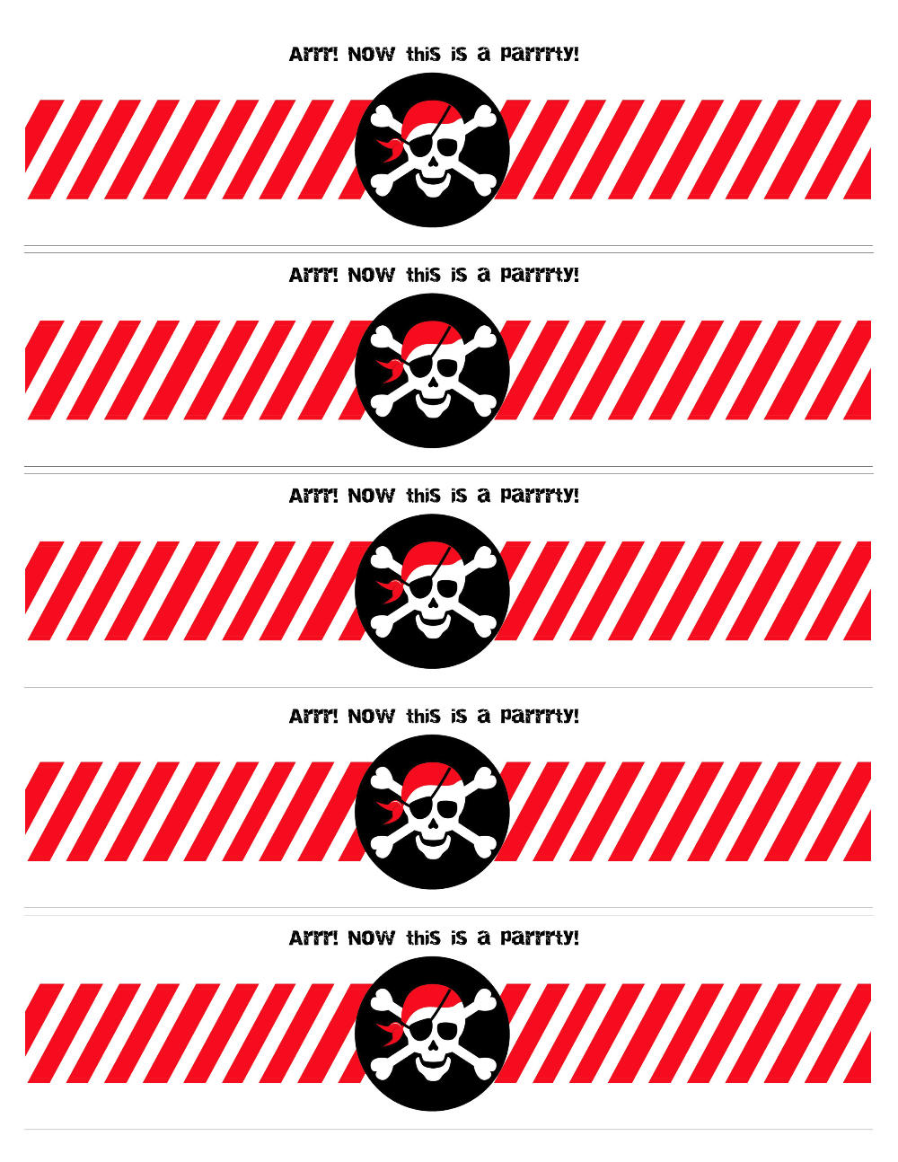 Free Printable Pirate Food Labels Made By Creative Label Pirate