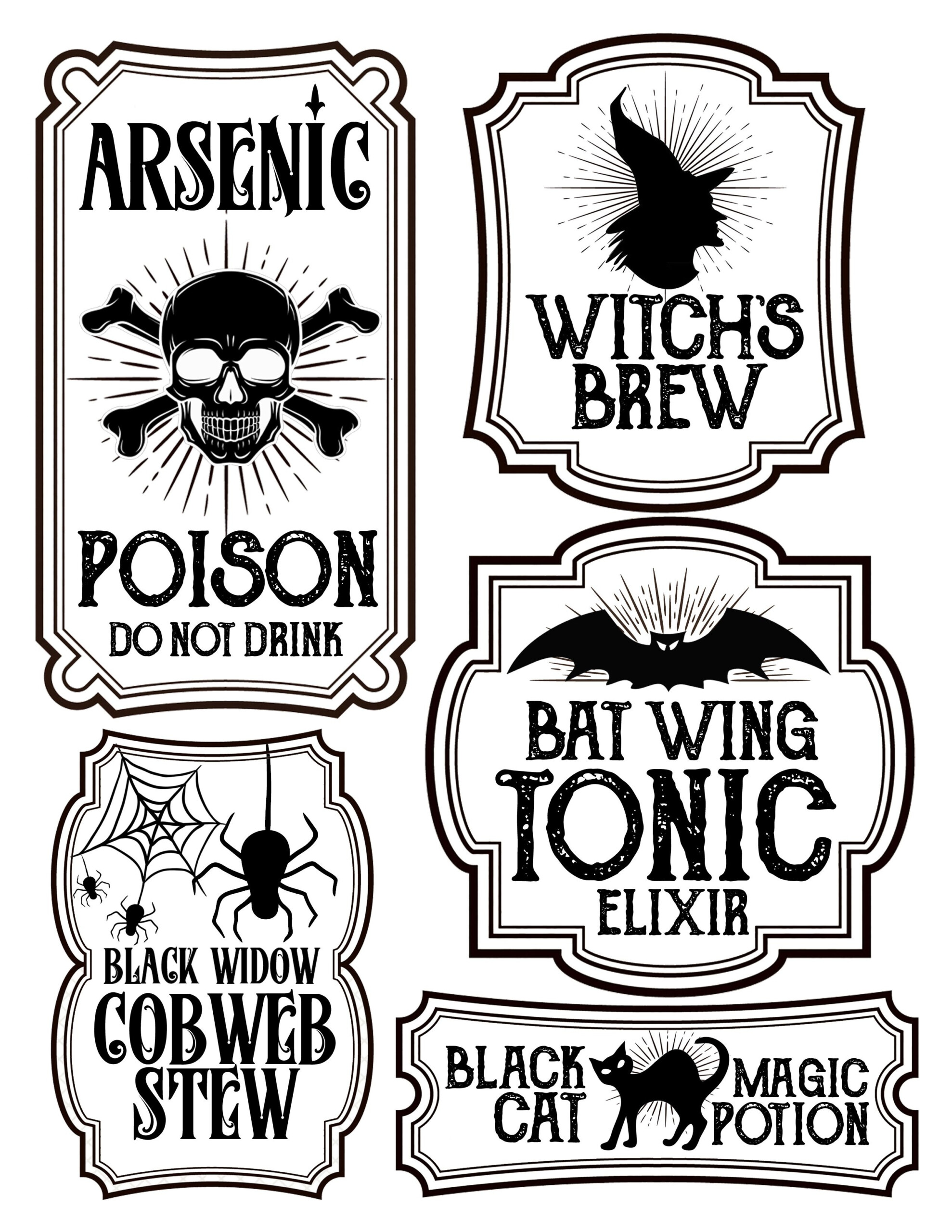 Free Printable Potion Labels Free Printable