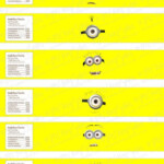 Free Printable Water Bottle Labels Printable Despicable Me Water