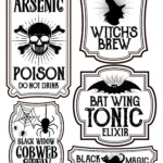 Halloween Bottle Labels Free Printables Potions Labels Cr ations