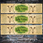 Harry Potter Gilly Water Printable Water Bottle Labels Harry Potter