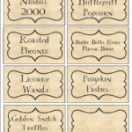 Harry Potter Inspired Food Labels Harry Potter Candy Harry Potter