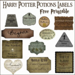 Harry Potter Printable Potion Labels