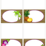 Items Similar To Printable Vintage Hawaiian Luau Food Labels PDF