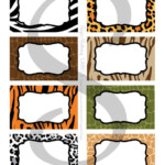 Jungle Party Labels Safari Food Labels Instantly Downloadable And