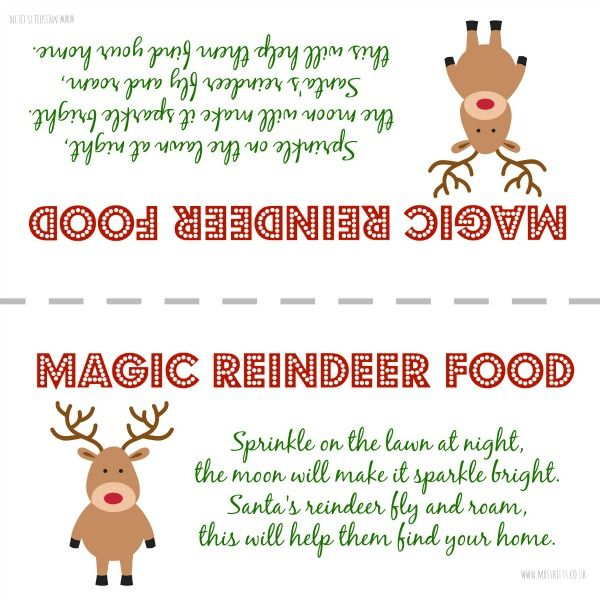 Life According To Mrs Shilts Magic Reindeer Food Reindeer Food 