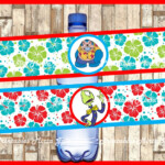 Lilo And Stitch Water Bottle Label Printable Lilo And Stitch Etsy