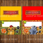 Lion Guard Food Labels Printable Lion Guard Food Tent Cards Lion