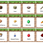 Minecraft Birthday Party Food Labels Free Printable Now With Apples