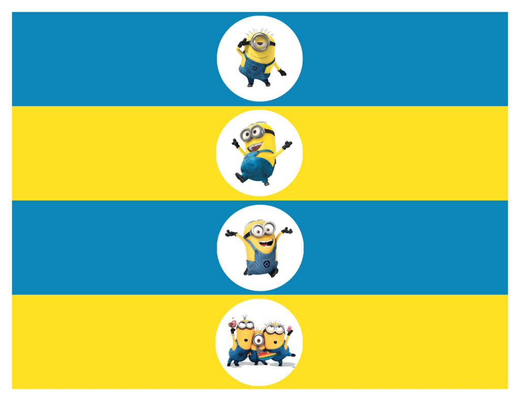 Minion Water Bottle Labels FREE Printable Despicable Me Minions Water 