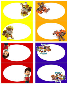 Paw Patrol Food Labels 2 Paw Patrol Birthday Birthday Party