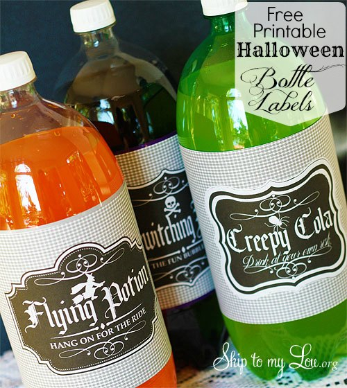 Free Printable Halloween 2 Liter Bottle Labels 2022 FreePrintableLabels